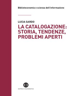 cover image of La catalogazione